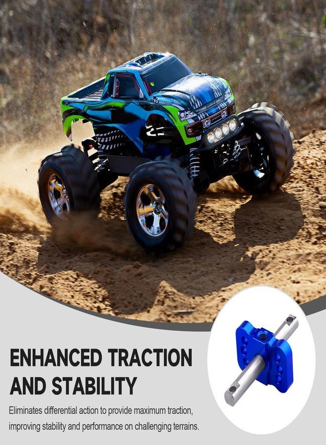 Hobbyfire Aluminum Differential Locker Spool Diff Case Parts for 1/10 Traxxas Slash 2WD Rustler Stampede VXL Bandit Cars Trucks (Navy Blue) - Image 5